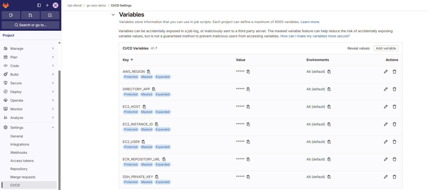 Adding new variable
